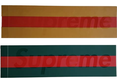 supreme gucci box logo sticker